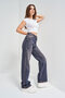 Women's Dark Denim Color Doris 2W4-8 Straight Fit 100% Koton Denim - 5