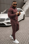 Men's Kangaroo Pocket Hooded Oversize Tracksuit Set - 4