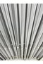 Silver Stripe Skirt Leaded Tulle Curtain 1/3 Close Pleat - 4