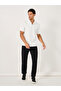 Quilted Texture Revere Collar Relaxed Polo - 2