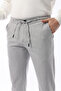 بنطال Slimfit Jogger شتوي مريح من الليكرا باللون الرمادي الفاتح - 2