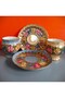Perviz Lebriz Porcelain Hand Painted Set of 2 Coffee Cups