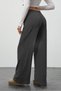 Women's Anthracite High Waist Palazzo Wide Leg Camisole Trousers - 3