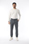Winter Gray Slim Fit Lycra Fabric Trousers - 3