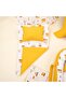 18 Piece Full Set - Double Sided - Mustard Honeycomb - Yellow Home - 3