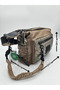 Smart Bags Parachute Satin Fabric Coffee Copper Shoulder Bag - 2