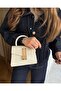Gold Double Buckle Bag Cream - 4