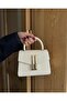 Gold Double Buckle Bag Cream - 2
