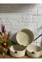 3-Piece Cream Wicker Basket Set - Bathroom, Kitchen, Room Organizer - Decorative Handmade - 2