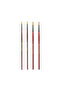 |   123 Series Synthetic Bristle Round Brush Set, 4Pcs, No: 1, 3, 5, 7, Watercolor, Gouache, Acryl - 2