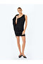 Draped slim fit asymmetrical one shoulder dress. - 2