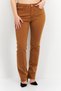 Women Slim Fit High Rise Straight Leg Jeans, Brown