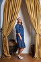 Plus Size Neckline Zipper Detail Tensel Dress - 4