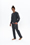 Men's Anthracite Melange Home Wear - 18920 - 2