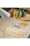 Fluorescent/glitter paint, mixed colours - 6