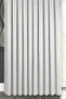 Velvet Textured Series Stone Close Pleat (1x3) Single Wing Background Curtain - 2