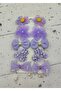 10-Piece Flower Bow Pattern Mixed Figure Girl's Buckle Set