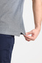 Men's Non-Shrinkable 100% Cotton Fabric Slim Fit Slim Fit Navy-White Non-Curling Polo Neck T-Shirt - 4