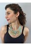 Pearl and Zircon Stone Worked Women's Necklace 16 cm - 4