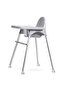 High Chair With Removable Tray - Grey - 3