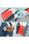 3-IN-1 Baby Slide with Basketball and Ring Game - Blue - 6