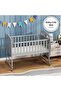 7 in 1 Convertible Kids Bed & Bedside Crib w / Mattress, Mosquito net (0 - 12yrs) - Grey - 6