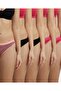 Low-waist Bikini Panties with Outer Elastic (Pack of 5) 3005-05 Multicolor