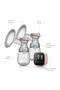 Smart Automatic Dual Breast Pump with Controller - White - 4