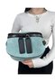 Bag Blue 100% Real Leather Waist Bag (Bady Bag) - 2