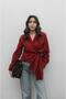Burgundy Tie Shirt - 2