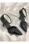 Dante Si̇Yah Leatheṙ Buckle 8.5 cm Heeled Shoes Sti̇Letto - 4