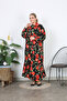 Women's Patterned Large Size Dress
