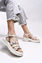 Oselnath Women's Sandals 00121025 Beige - 4