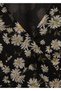 Straight Cut Midi Dress with Floral Print - 5