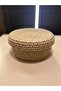 Natural Jute Wicker Stylish and Functional Basket and Hand-Face Towel Set - 2