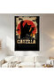 Catzilla Wall Drape Wall Tapestry First Quality Satin Fabric Poster