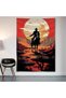 Game Cowboy Wall Cloth Wall Tapestry First Quality Satin Fabric Poster - 2