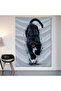 Black Panther Wall Drape Wall Tapestry First Quality Satin Fabric Poster - 2