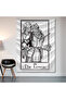 The Lovers Tarot Wall Cloth Wall Tapestry First Quality Satin Fabric Poster - 2