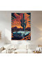 Retro Car Wall Cloth Wall Tapestry First Quality Satin Fabric Poster