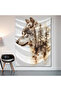 Wolf Wall Cloth Wall Tapestry First Quality Satin Fabric Poster - 2