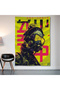 Japanese Surrealist Woman Wall Drape Wall Tapestry First Quality Satin Fabric Poster - 2