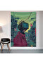 Cyberpunk Universe Wall Drape Wall Tapestry First Quality Satin Fabric Poster - 2