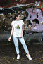 Bar Avocado Printed Women's Crew Neck Cotton Oversize Short Sleeve T-Shirt - 2