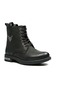 Genuine Leather Black Washed Nubuck Women's Boots - 4