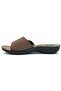 607009 Gel Orthopedic Women's Slippers - Brown - 4