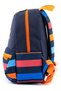 . Striped and Iconic Logo Printed Boys' Kindergarten Bag - 4