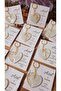Text Designed Card Keyring 10 Pieces Birthday Baby Wedding Promise - 3