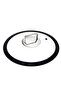Dublin Black Flat Pot 26 cm - 2