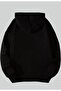 2-Piece Spider Lover Combination Sweatshirt - Black and White Printed Oversized Hoodie - 3